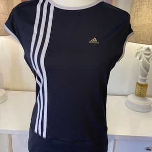 Adidas athletic shirt, medium, black